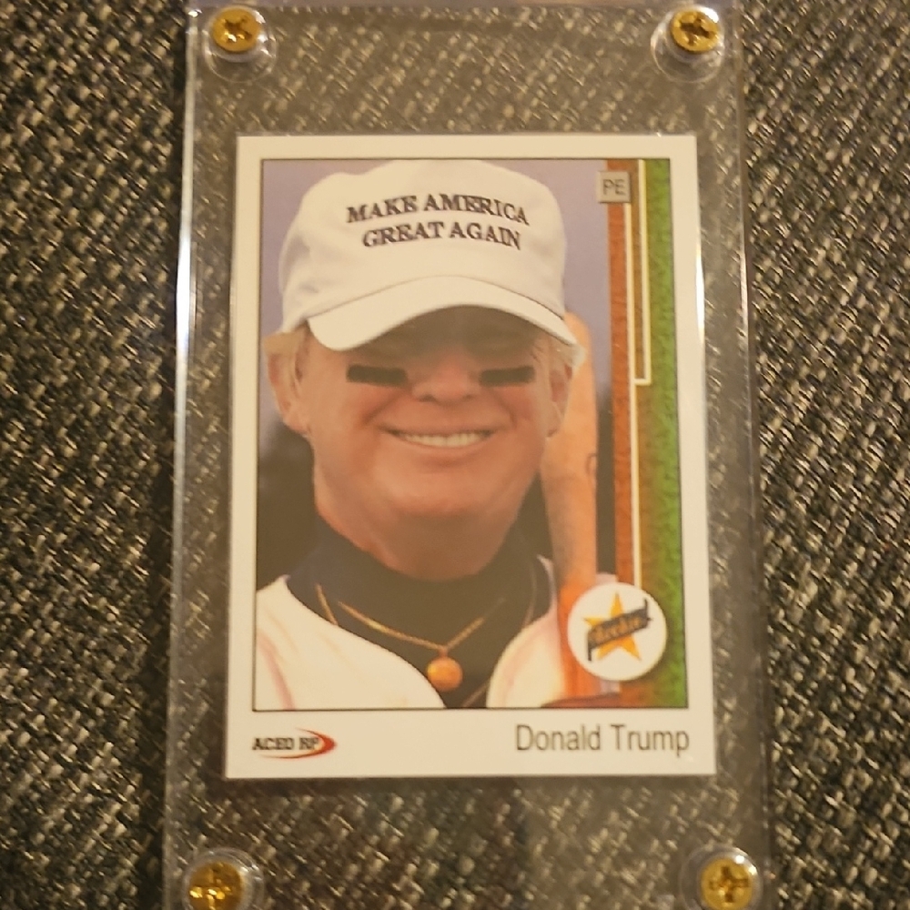 Donald Trump Baseball Card